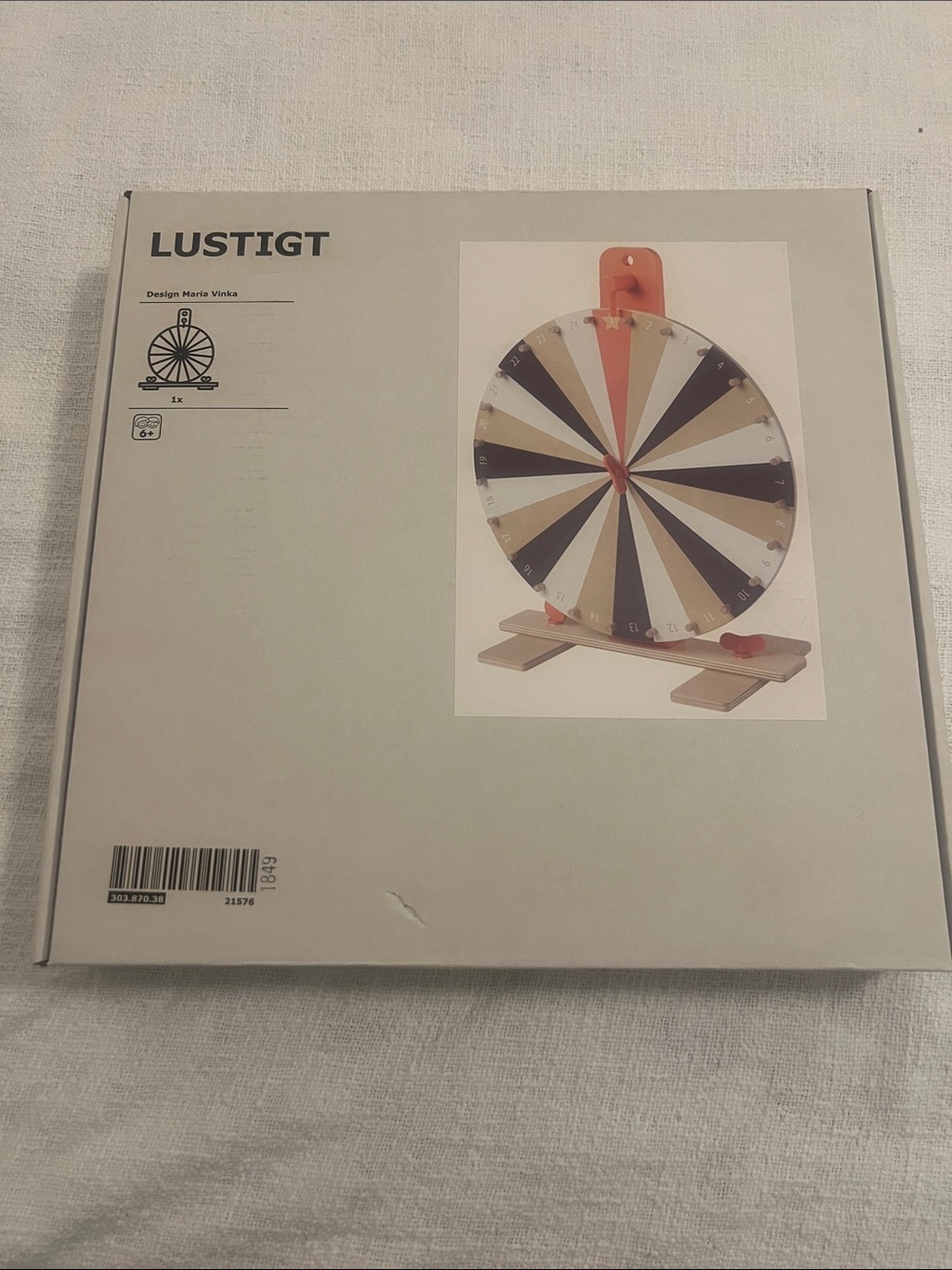 IKEA LUSTIGT Prize Wheel-New in Original Box & Packaging (Rare & Discontinued)